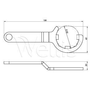 Jet kulcs micro világítós Wellisparts Jet kulcs micro világítós Wellisparts