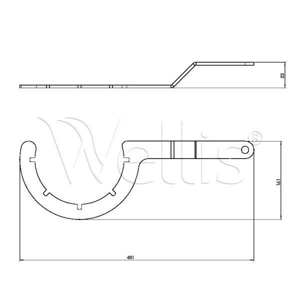 Clé de serrage pour skimmers Wellisparts 2