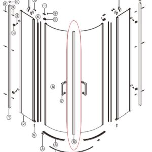 Scorpio magnetic rubber strip for door - Image 2