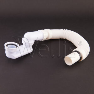 Siphon plat et tuyau flexible pour baignoire – Image 2