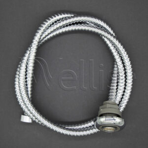 Boyau douche flexible chrome + embout