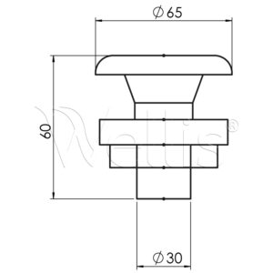 Flexible shower hose chrome + coupling - Image 4