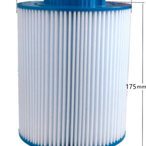 Szűrőbetét 175x148 fehér lamellás Wellis (ritka menetes) - Image 1