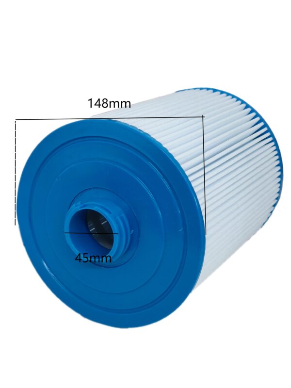 Szűrőbetét 175×148 fehér lamellás Wellis (ritka menetes) Wellisparts 3