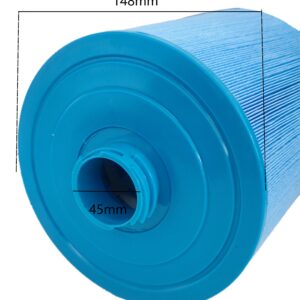 Szűrőbetét 175x148 kék lamellás Wellis (ritka menetes) - Image 4