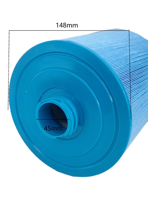 Szűrőbetét 175×148 kék lamellás Wellis (ritka menetes) Wellisparts 4