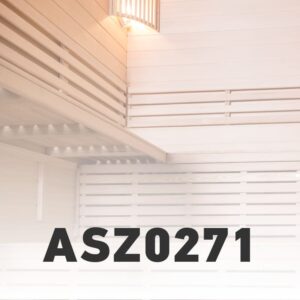 Repose-pieds de banc d'angle pour sauna Serenis