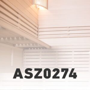 Porte vitrée pour sauna Serenis