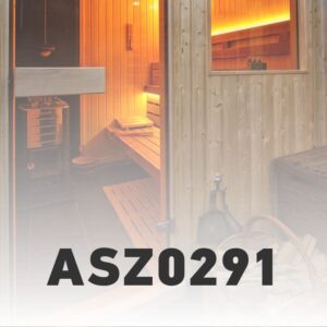 Porte vitrée pour sauna Calidus