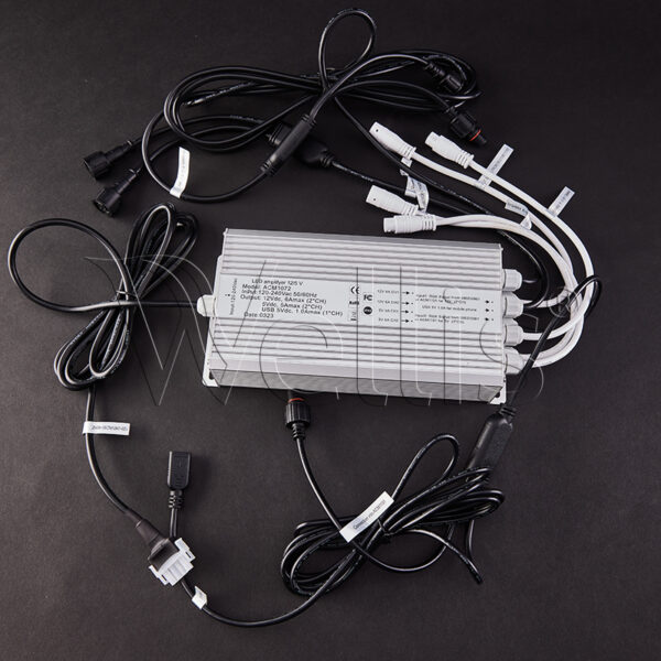 LED-Verstärker 12/5V wasserdichter Anschluss Wellisparts